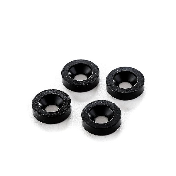 Bucha Trocolos Instrumentos Preta (4 Peças) Spirit JTB-BK