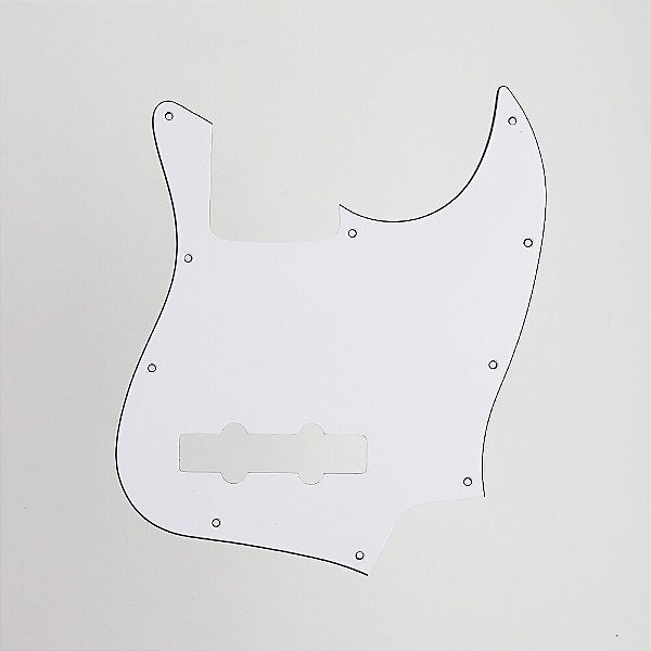 Escudo Para Baixo Jazz Bass Branco 3P Spirit 641-WH