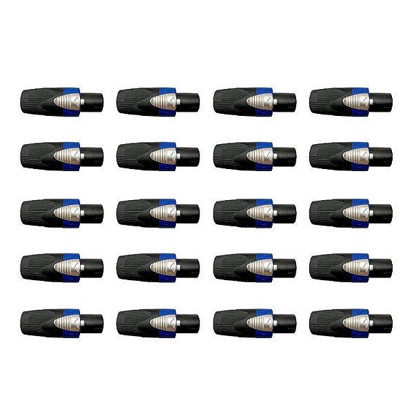 Kit Conector Speakon Wc 605 (20un) Wireconex