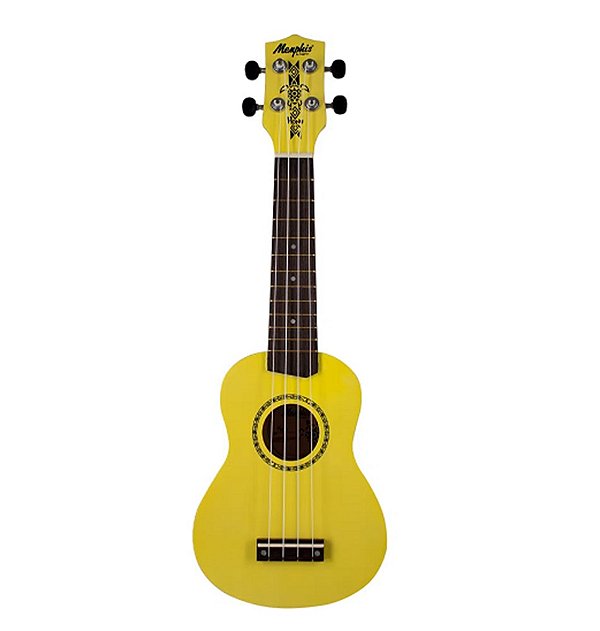 Ukulele Soprano Memphis HONU NYL Neon Yellow