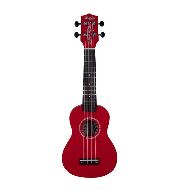 Ukulele Soprano Memphis HONU RD Vermelho