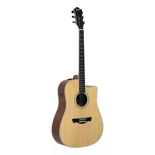 Violão Aço Folk Tagima Sunset NTOP Natural Com Capa