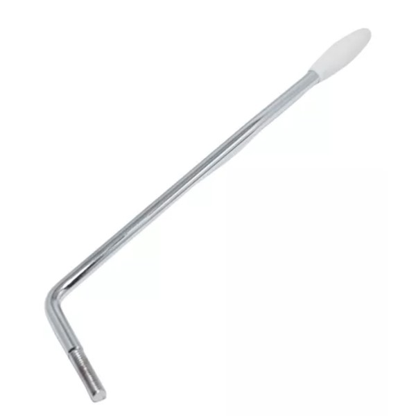 Alavanca Para Guitarra Ronsani 6mm Cromo Ponta Branca (Cada)
