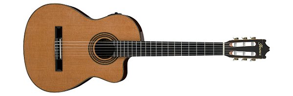 Violão 6C Nylon Amber High Gloss Ibanez Classical GA6CE-AM