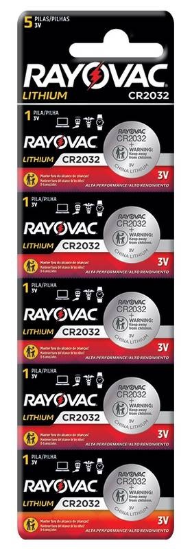 Bateria Cr2032 Rayovac Multiblister Com 05 Unidades