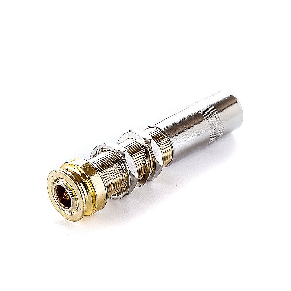 Jack De Conexão Stereo Dourado (Unidade) Spirit TD4S-GD
