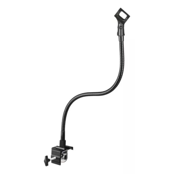 Grampo Clamp Para Microfone Gooseneck Ambão JFF
