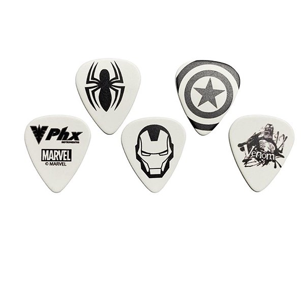 Palheta Para Violão e Guitarra PHX PMA-71 Marvel