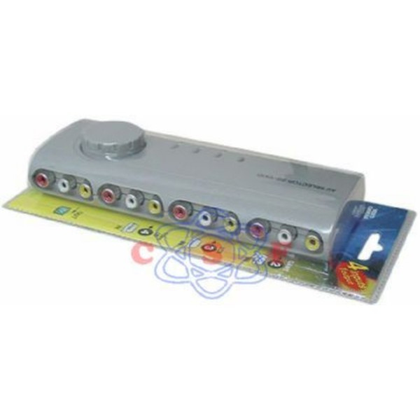 Chave Seletora A/V 4 Saidas Smart SB-V41G