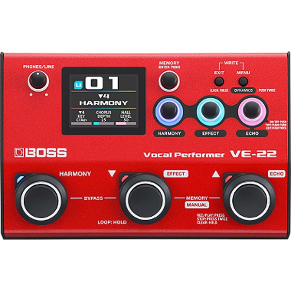 Pedal De Efeito Para Voz Boss VE-22 Vocal