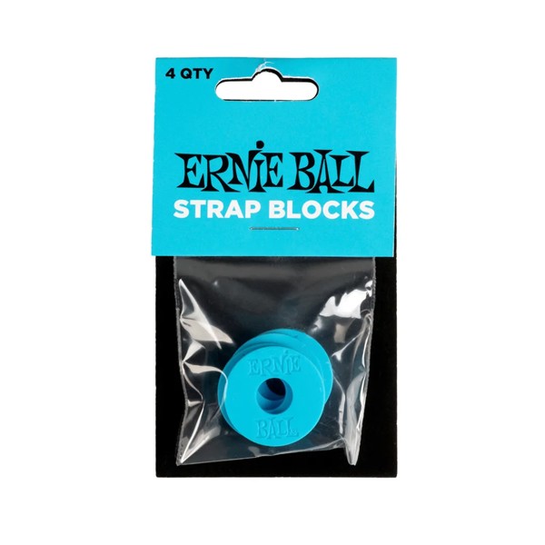 Roldana Strap Lock Ernie Ball P05619 Borracha Azul (Pct 4 Pçs)