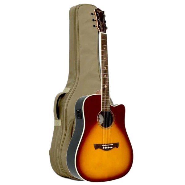 Violão Aço Folk Tagima Toronto CB Cherryburst Com Capa