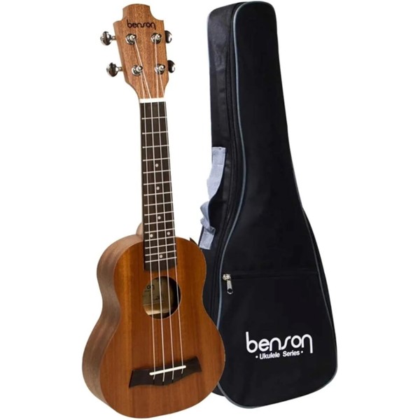 Ukulele Soprano Benson UB-21-B Sapele Com Capa