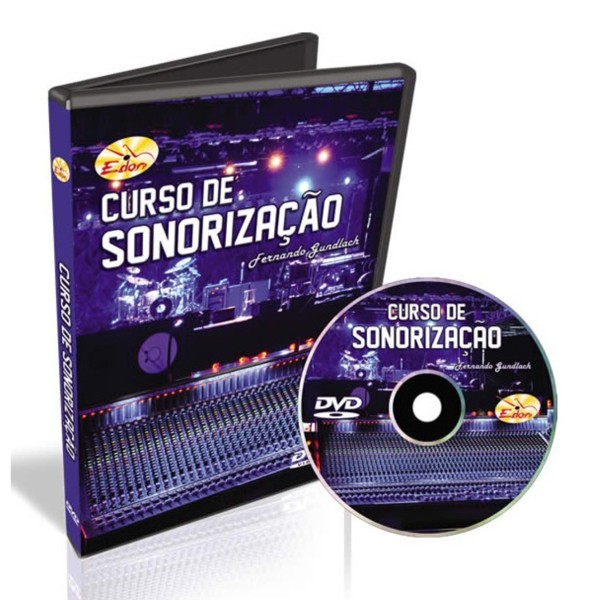 DVD Edon Curso de Sonorização