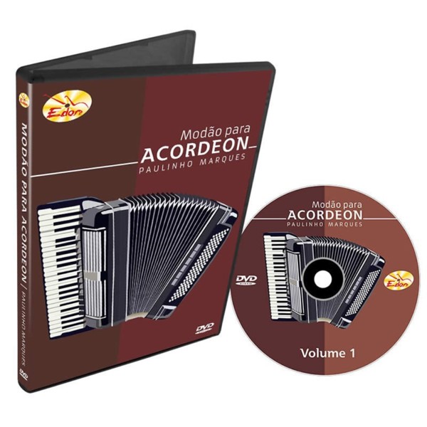 DVD Edon Curso de Modão Acordeon Vol.1