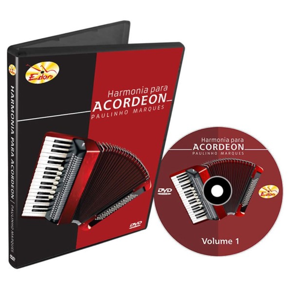 DVD Edon Curso de Harmonia p/Acordeon Vol.1
