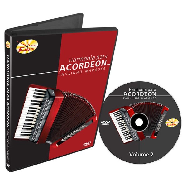 DVD Edon Curso de Harmonia p/Acordeon Vol.2
