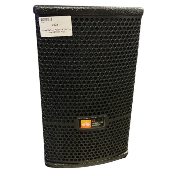 Caixa De Som Passiva 6" DB Tecnologia Top Ultra 6B 200W Preto