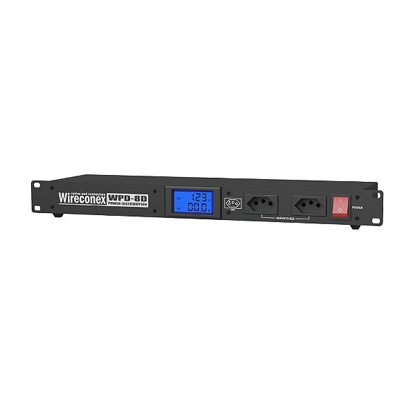 Filtro De Linha Digital Wpd8 Preto Wireconex