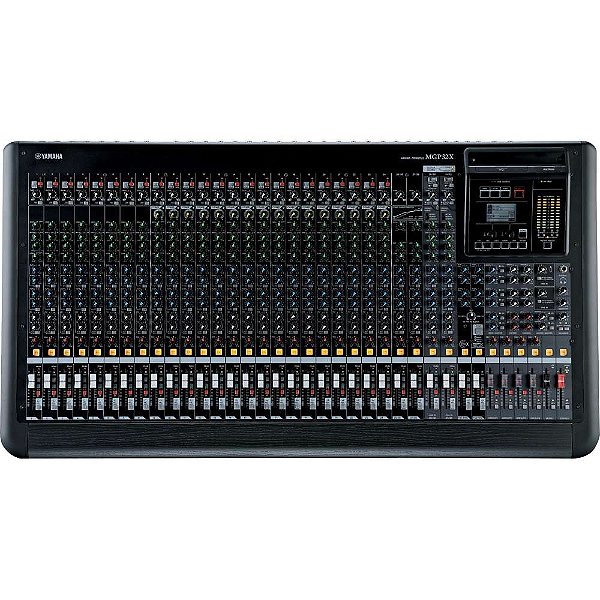 Mesa De Som Analógica Mgp 32x Preta 32 Canais Yamaha