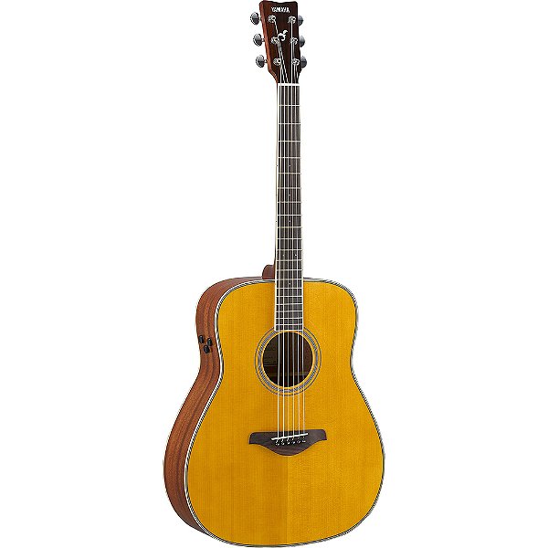 Violão Acústico Transacoustic Cordas Em Aço Fg Ta Nt Natural Yamaha
