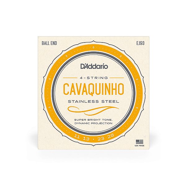 Cordas Para Cavaquinho Ej93 D Addario