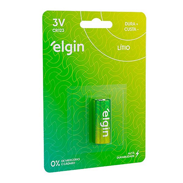 Bateria Cr123 Elgin