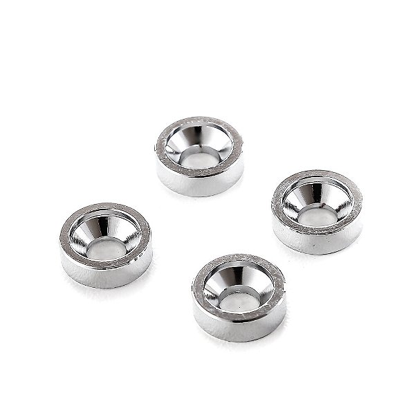 Bucha Trocolos Instrumentos Cromada (4 Peças) Spirit JTS-CR