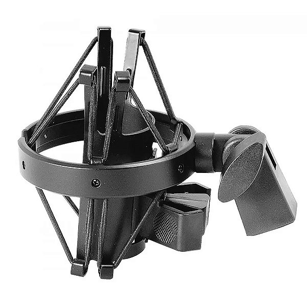 Shock-Mount Para Microfone Condensador Preto On-Stage MY420