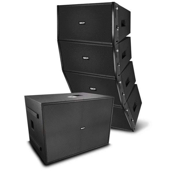 Caixa De Som Passiva 10" Line Array SKP VLS-X10 Two Way (Cada)