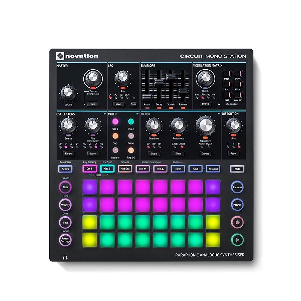 Sintetizador MIDI USB - CIRCUIT MONO STATION - Novation