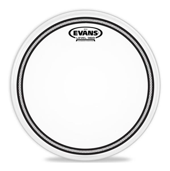 Pele 08" Evans B08EC2SST Porosa Filme Duplo Com anel