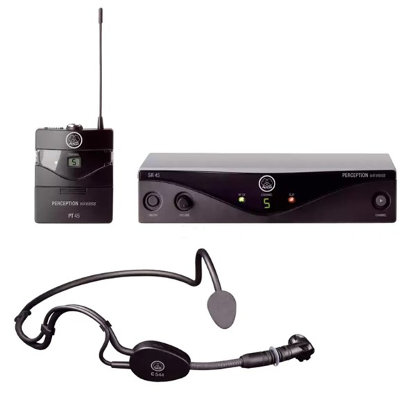 Microfone De Cabeça Sem Fio AKG PW SSet Perception Wireless 45 Sport