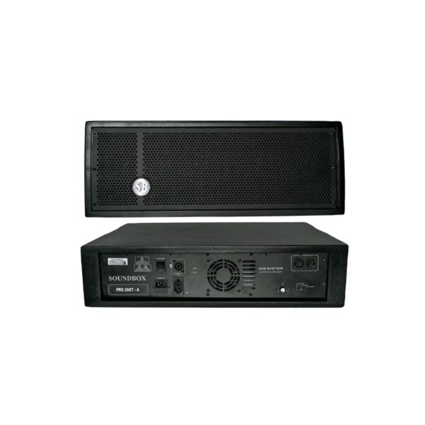 Caixa De Som Ativa Line Array Soundbox Pro 206 T Preto