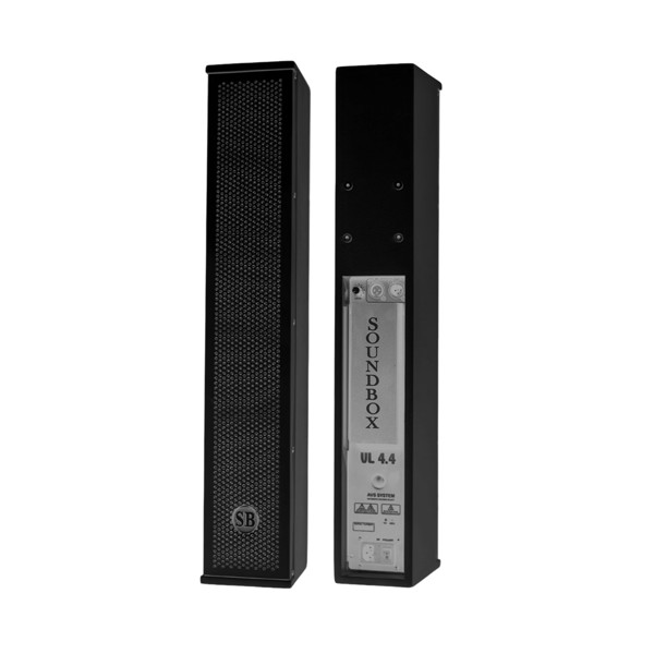 Caixa De Som Ativa Vertical Line 4" Soundbox VL 4.4 Preto