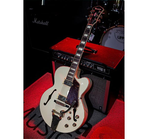 Guitarra Ibanez Semi-Acustica AF75TDG-IV Com Case (Usada)