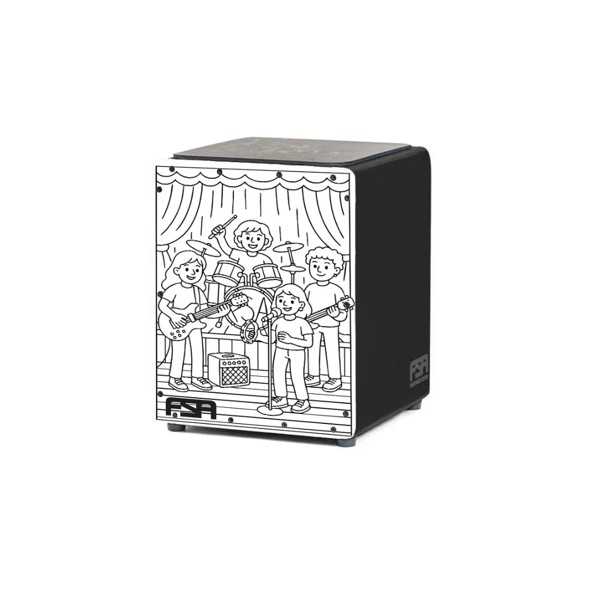 Cajon Acústico Infanitl FSA FK19 Colorir