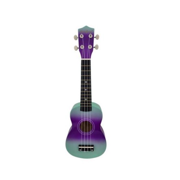 Ukulele Infantil Andaluz UKS01 LPS Verde e Roxo