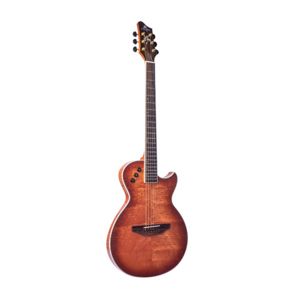 Violão Aço Flat Marquês VA-09MGTEQ Mahogany Tigrado