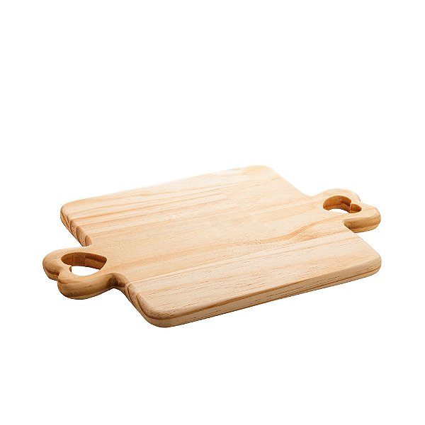 TABUA MADEIRA PINUS C/ALCA CORACAO 33x23x2cm