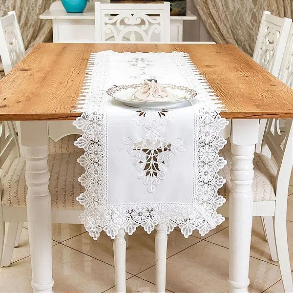 TRILHO DE MESA CAMINHO L´ESSENCE PIQUET 40X180CM