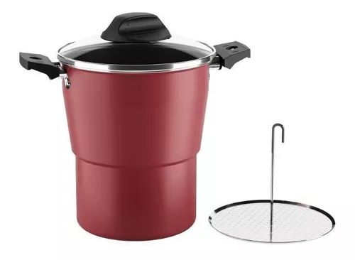 CUSCUZEIRA Ø16CM 2L ESPECIARIAS CEREJA BRNOX