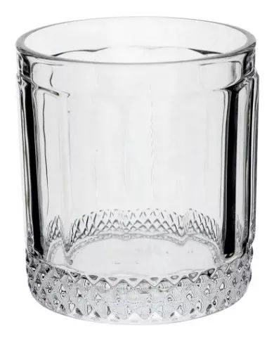 CONJUNTO 6 COPOS WHISKY SPLENDOR EM VIDRO 320ml A9cm L'HERMITAGE