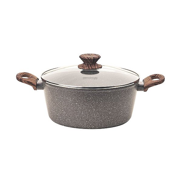 CAÇAROLA PANELA REV. CERAMICO INDUÇÃO 24CM GRAFITO