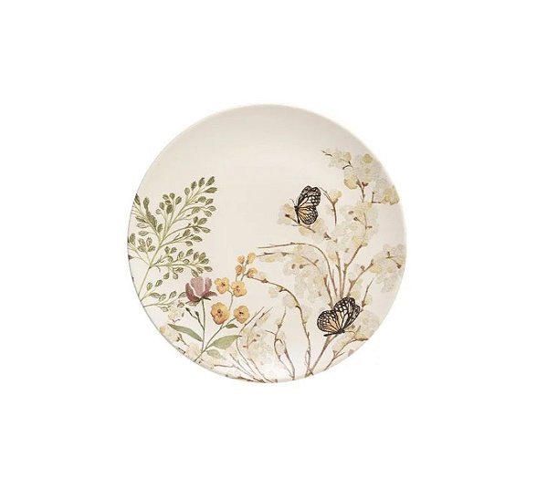 PRATO DE SOBREMESA AQUARELLE GARDEN 20CM COPA&CIA