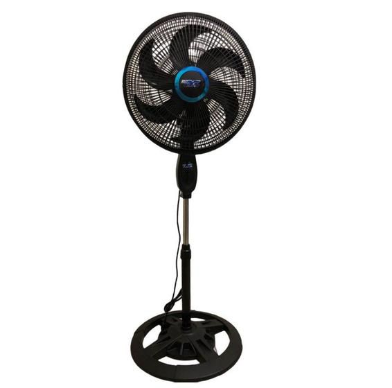 VENTILADOR DE COLUNA 40 CM PRETA COM 6 HELICE 127V