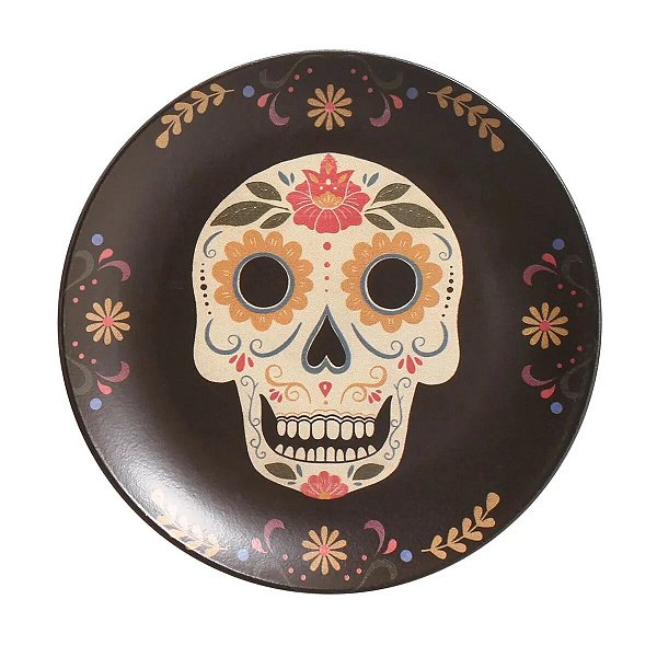 PRATO SOBREMESA COUP SKULL 20,5CM
