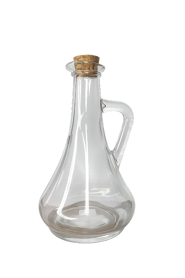 Azeiteiro Garrafa Para Azeite 250ml Vidro Tampa Rolha Lyor