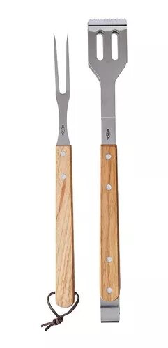 CONJUNTO PARA CHURRASCO 2 PEÇAS - PEGADOR E GARFO