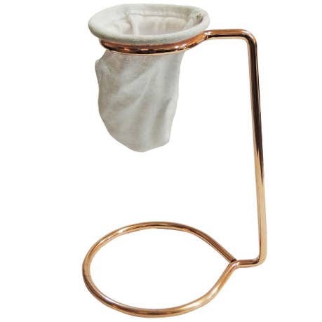 MINI COADOR DE CAFÉ DOURADO
